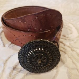 Fossil leather belt - size S